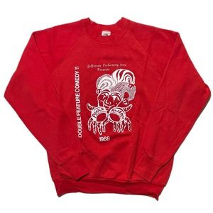 Vintage 1988 Double Feature comedy Crewneck sweatshirt